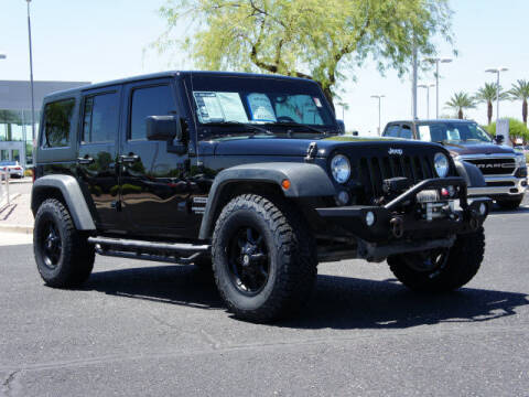 2017 Jeep Wrangler Unlimited for sale at CarFinancer.com in Peoria AZ