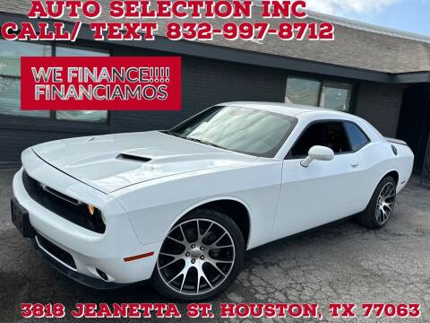2019 Dodge Challenger for sale at Auto Selection Inc. in Houston TX