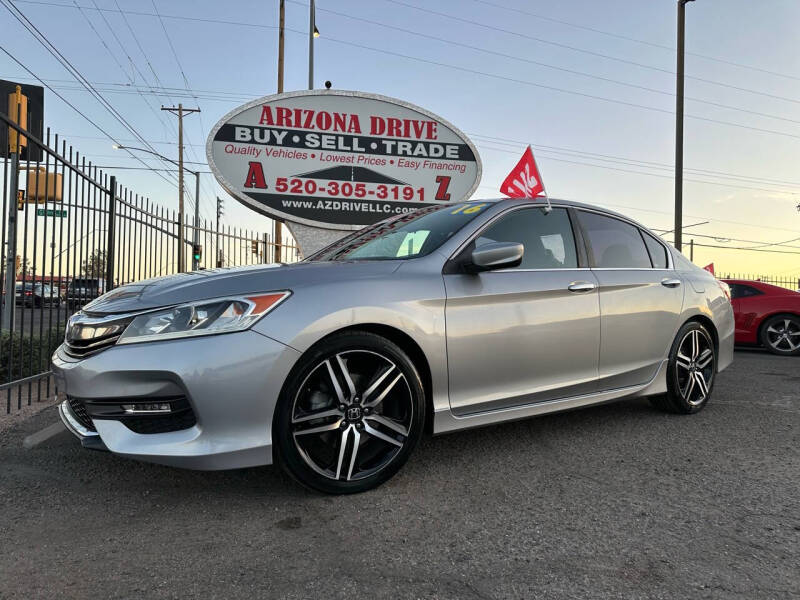 2016 Honda Accord for sale at Arizona Drive LLC in Tucson AZ