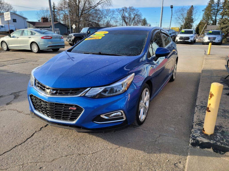 2018 Chevrolet Cruze for sale at Clare Auto Sales, Inc. in Clare MI