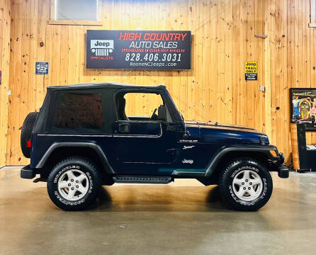2002 Jeep Wrangler for sale at Boone NC Jeeps-High Country Auto Sales in Boone NC
