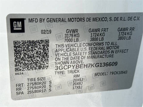 2019 Chevrolet Silverado 1500