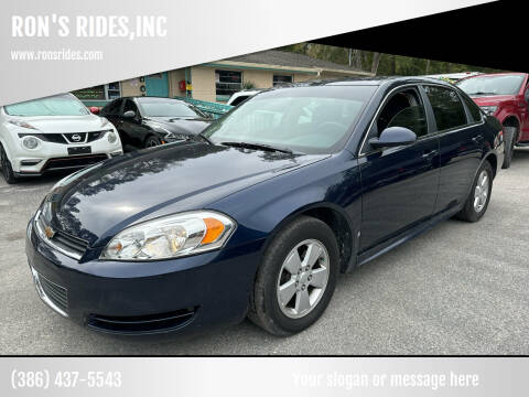 2009 Chevrolet Impala for sale at RON'S RIDES,INC in Bunnell FL