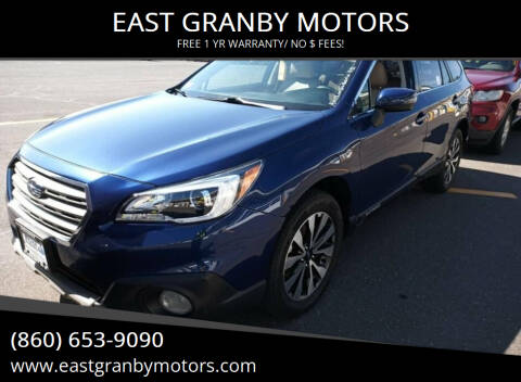2015 Subaru Outback for sale at EAST GRANBY MOTORS in East Granby CT
