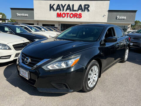 2016 Nissan Altima for sale at KAYALAR MOTORS in Houston TX