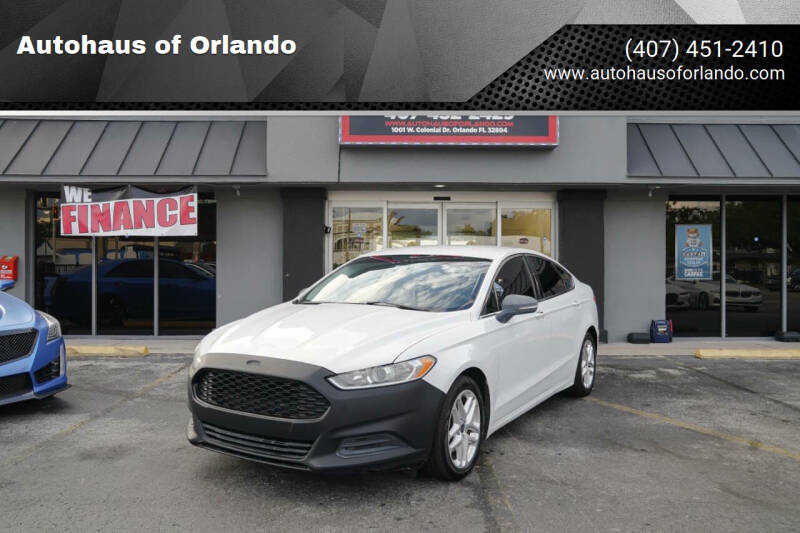 2013 Ford Fusion for sale at Autohaus of Orlando in Orlando FL