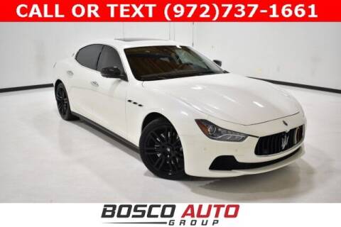 2017 Maserati Ghibli for sale at Bosco Auto Group in Flower Mound TX