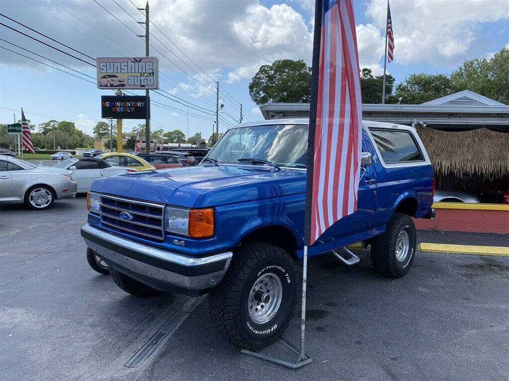 1991 Ford Bronco for sale at Sunshine Auto in Pinellas Park, FL