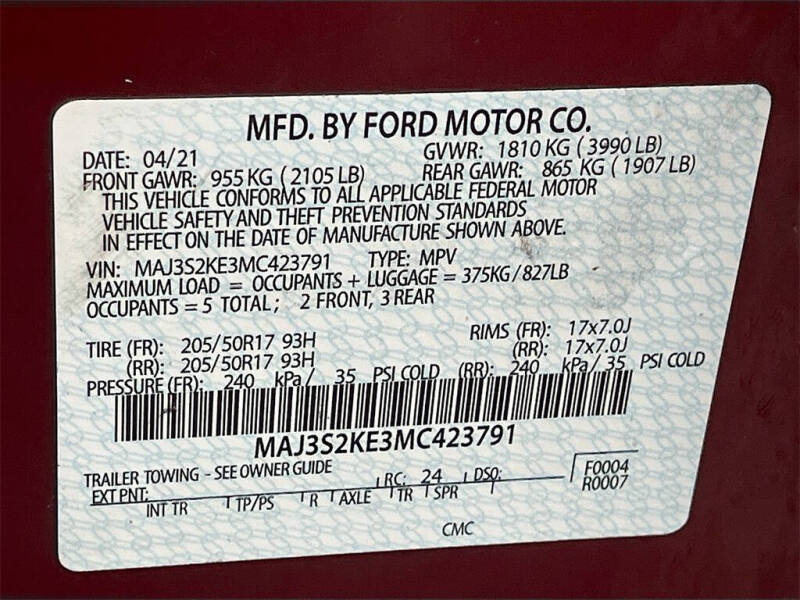 2021 Ford EcoSport Titanium