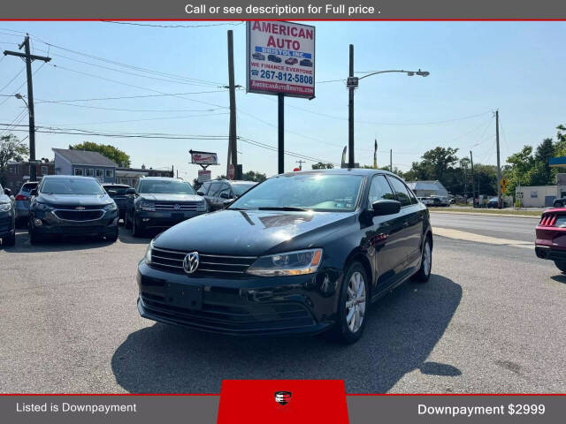 2015 Volkswagen Jetta for sale at American Auto Bristol Inc in Bristol, PA