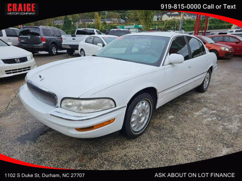 2000 Buick Park Avenue for sale at CRAIGE MOTOR CO in Durham NC