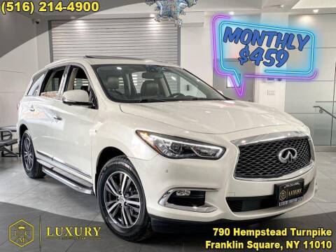 2018 Infiniti QX60 for sale at LUXURY MOTOR CLUB in Franklin Square NY