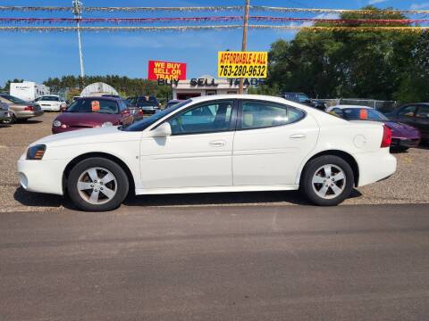 2008 Pontiac Grand Prix for sale at Affordable 4 All Auto Sales in Elk River MN