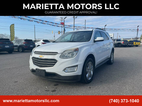 2016 Chevrolet Equinox for sale at MARIETTA MOTORS LLC in Marietta OH