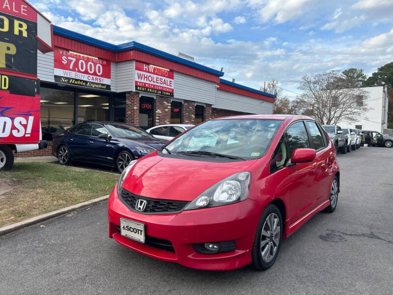 2012 Honda Fit for sale at HW Auto Wholesale in Norfolk VA