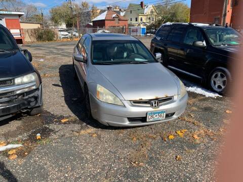2003 Honda Accord for sale at Alex Used Cars in Minneapolis MN