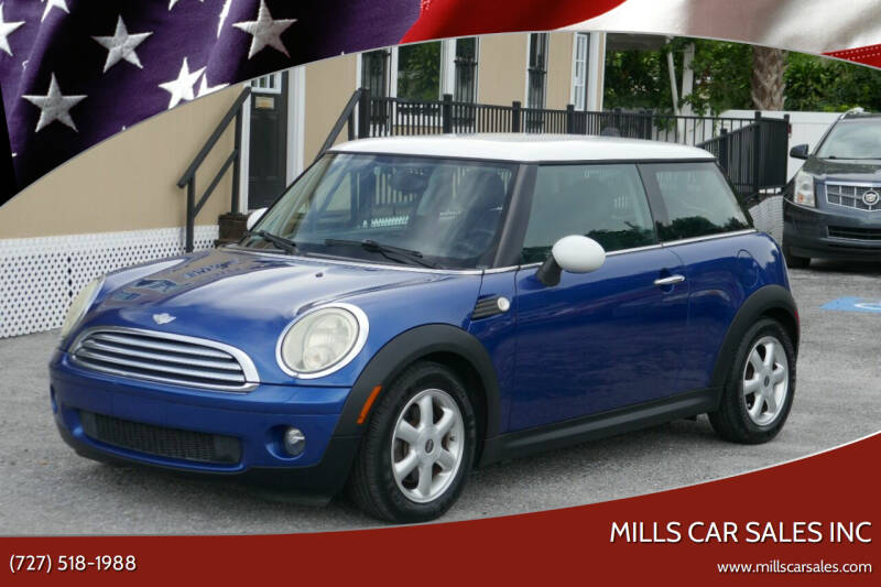 2009 MINI Cooper for sale at MILLS CAR SALES INC in Clearwater FL
