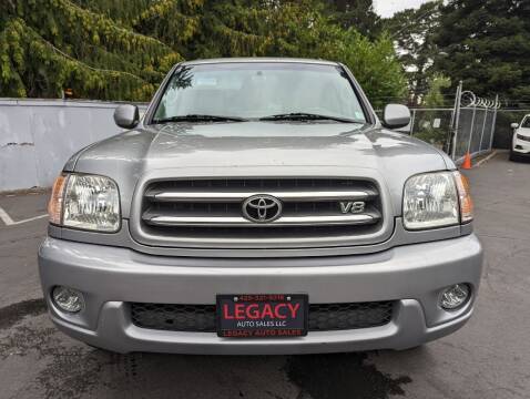 2002 Toyota Sequoia for sale at Legacy Auto Sales LLC in Seattle WA