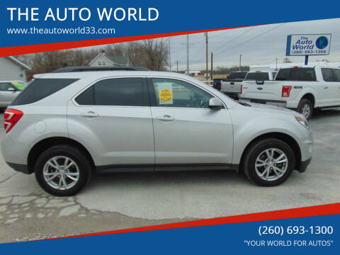 2017 Chevrolet Equinox for sale at THE AUTO WORLD in Churubusco IN