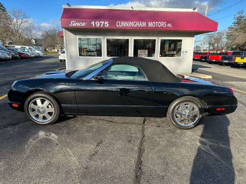 2002 Ford Thunderbird for sale at Cunningham Motor Sales, Inc. in Urbana IL