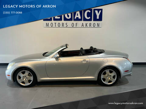 2002 Lexus SC 430 for sale at LEGACY MOTORS OF AKRON in Akron OH