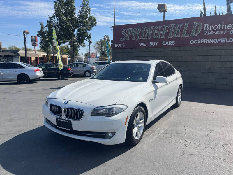 2013 BMW 5 Series for sale at SPRINGFIELD BROTHERS LLC in Fullerton CA