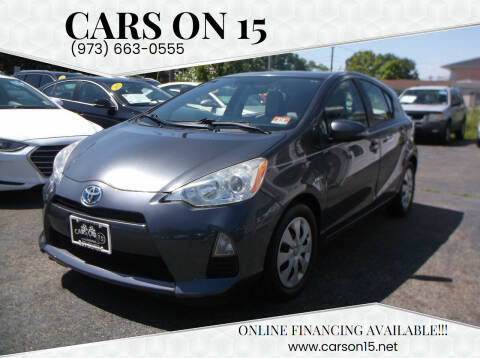 2013 Toyota Prius c for sale at Cars On 15 in Lake Hopatcong NJ