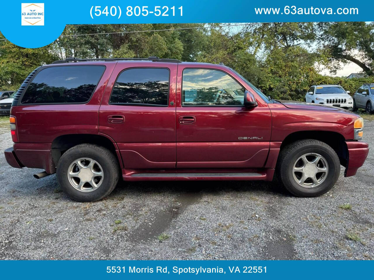 2003 GMC Yukon for sale at 63 Auto Inc in Spotsylvania, VA