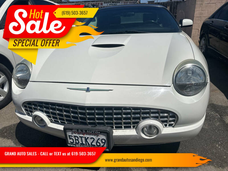 2003 Ford Thunderbird for sale at GRAND AUTO SALES - CALL or TEXT us at 619-503-3657 in Spring Valley CA