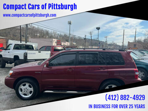 2006 Toyota Highlander for sale at Compact Cars of Pittsburgh in Pittsburgh PA