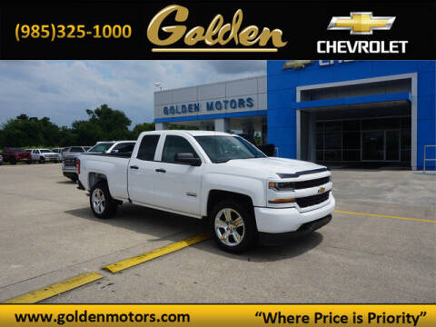 2018 Chevrolet Silverado 1500 for sale at GOLDEN MOTORS in Cut Off LA
