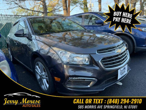 2016 Chevrolet Cruze Limited for sale at Jerry Morese Auto Sales LLC in Springfield NJ