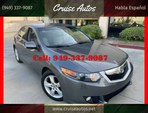 2010 Acura TSX for sale at Cruise Autos in Corona CA