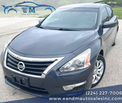 2013 Nissan Altima for sale at E and M Auto Sales in Elgin IL