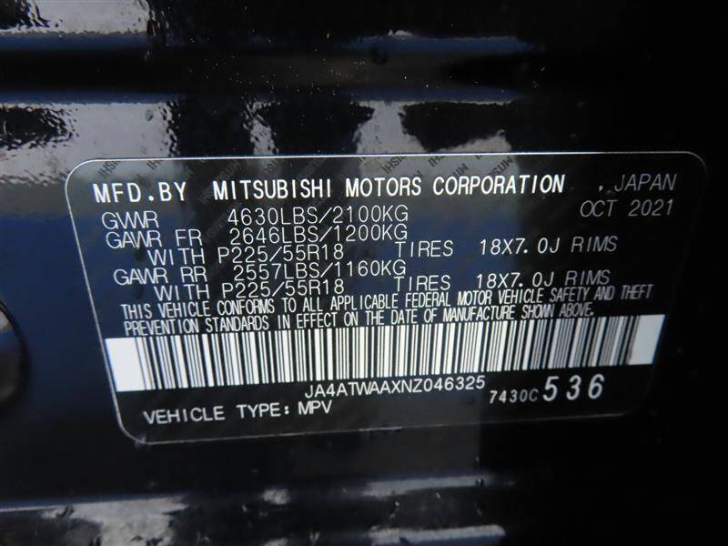 2022 Mitsubishi Eclipse Cross SE