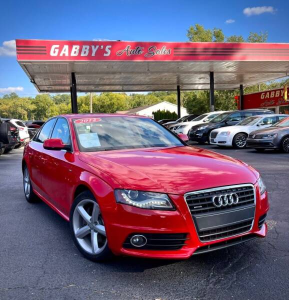 2012 Audi A4 for sale at GABBY'S AUTO SALES in Valparaiso IN