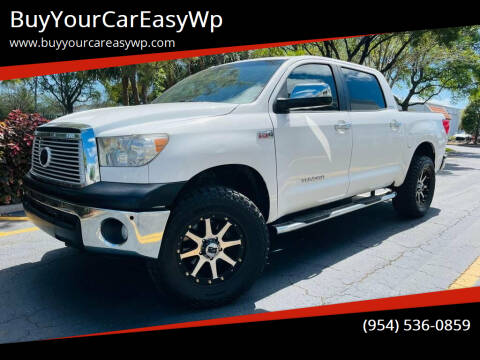 2012 Toyota Tundra for sale at BuyYourCarEasyWp in West Park FL