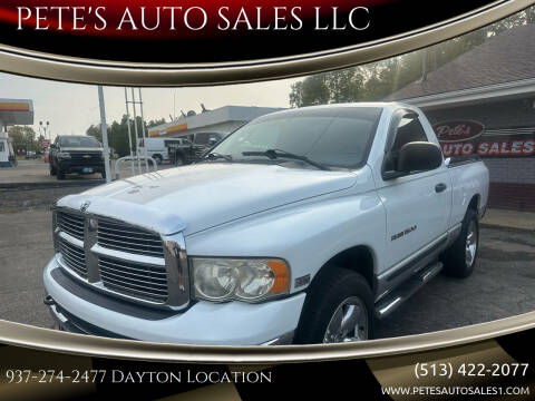 2005 Dodge Ram 1500 for sale at PETE'S AUTO SALES LLC - Middletown in Middletown OH