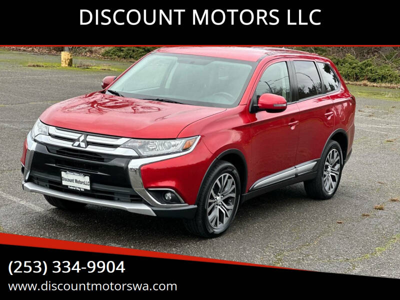 2016 Mitsubishi Outlander for sale at DISCOUNT MOTORS LLC in Federal Way WA