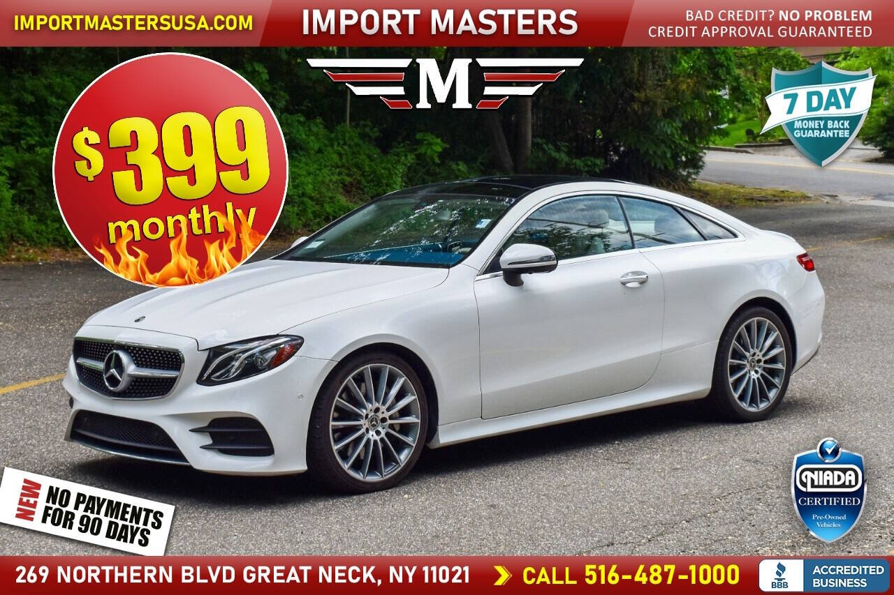 Off white 2020 Mercedes-Benz E-Class E 450 E 450 2dr Coupe 1