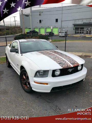 2006 Ford Mustang for sale at All American Imports in Alexandria VA