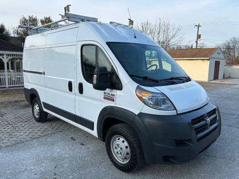 2018 RAM ProMaster for sale at CROSSROADS AUTO SALES in West Chester PA