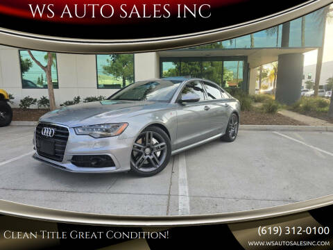 2014 Audi A6 for sale at WS AUTO SALES INC in El Cajon CA