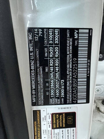 2015 Mercedes-Benz M-Class ML 350