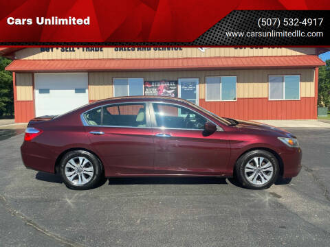 2013 Honda Accord for sale at Cars Unlimited in Marshall MN