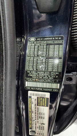 2008 Land Rover Range Rover HSE