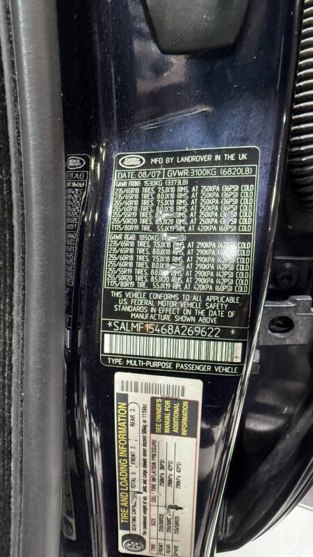 2008 Land Rover Range Rover HSE