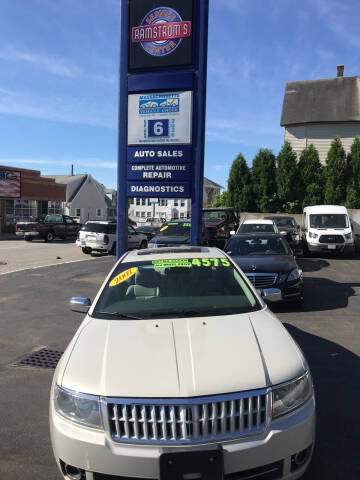 2007 Lincoln MKZ for sale at Ramstroms Service Center in Worcester MA