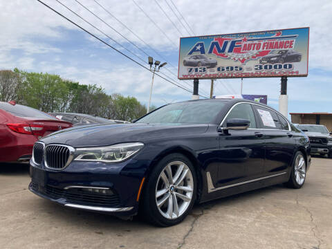 2017 BMW 7 Series for sale at ANF AUTO FINANCE in Houston TX