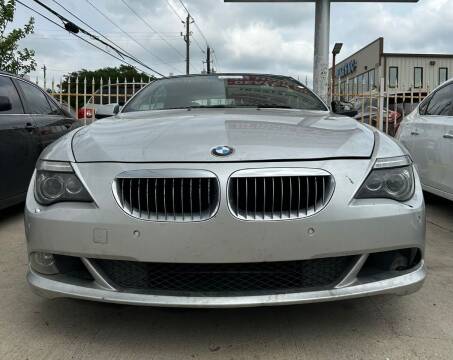 2010 BMW 6 Series for sale at TEXAS MOTOR CARS in Houston TX
